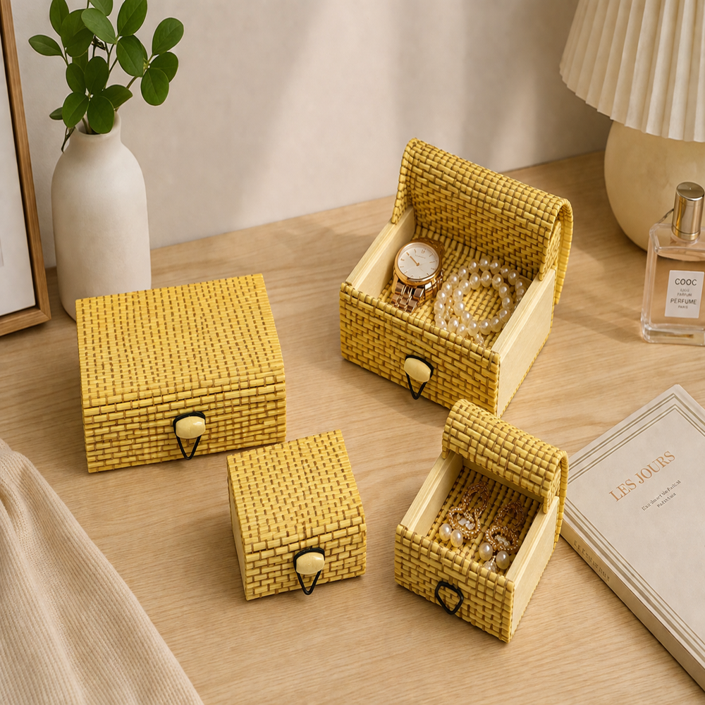 Bamboo Jewellery Box
