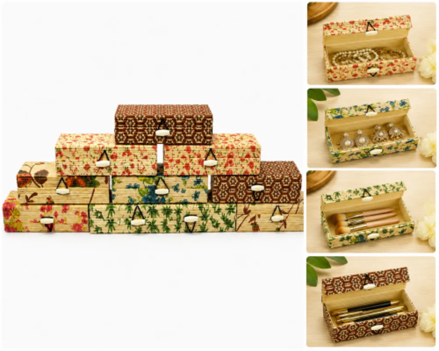 Bamboo Jewellery Box