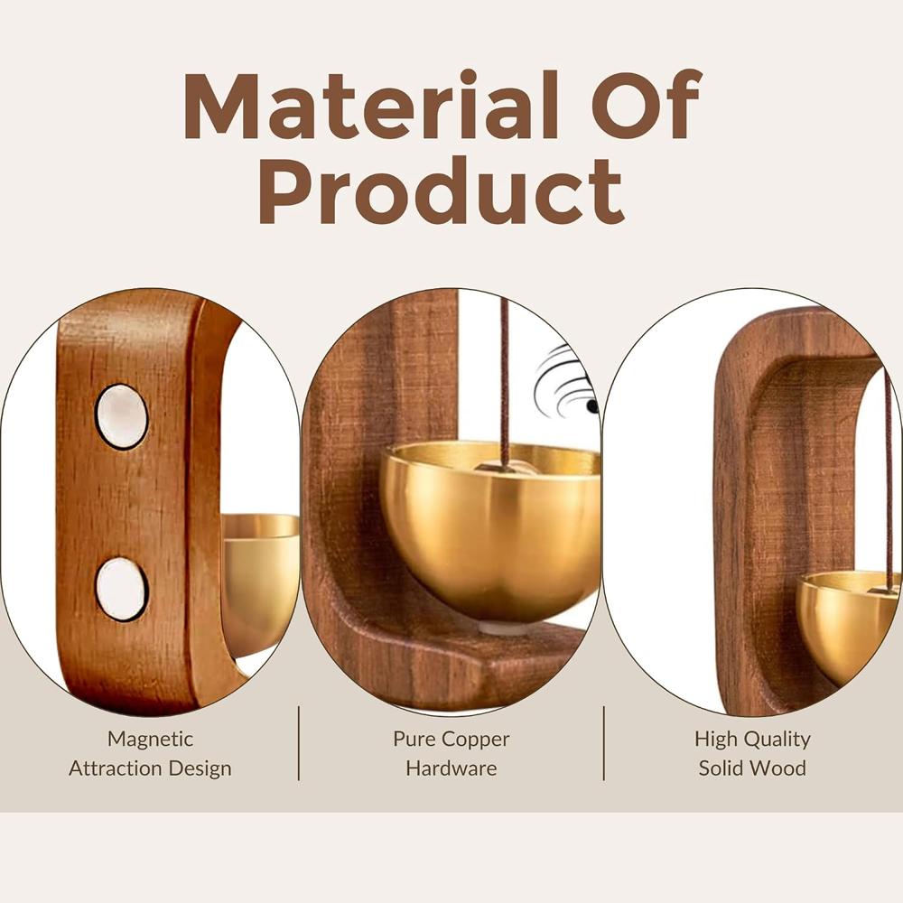 Wooden Door Bell