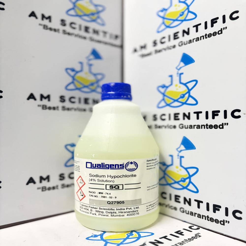 Sodium Hypochlorite Solution SQ 500ml Qualigens