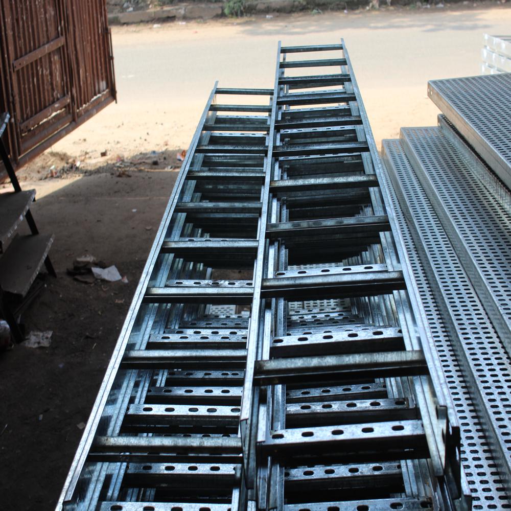 Ladder Type Cable Trays - Stainless Steel, 2500-3000mm Length, Silver | Wall Mounted, Floor Supported, Ceiling Suspended, Is 8623 Certified