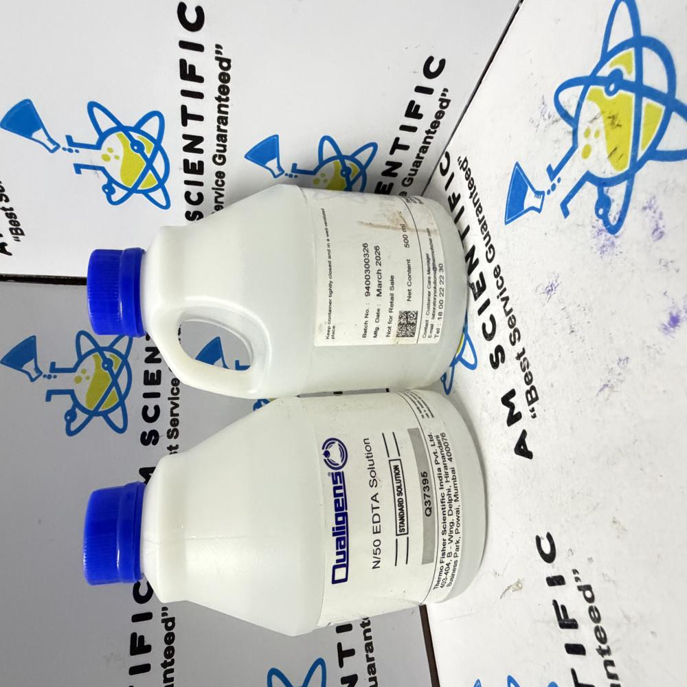 EDTA N/50 Solution 500ml Qualigens