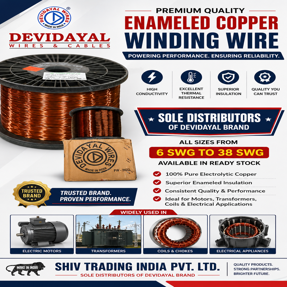 Super Enamelled Copper Winding Wires DEVIDAYAL