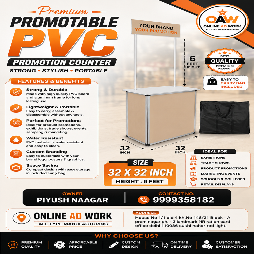 Aluminium Promotional Table