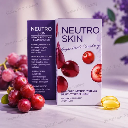 Neutro Skin Grape Seed, Cranberry Glutathione Softgels