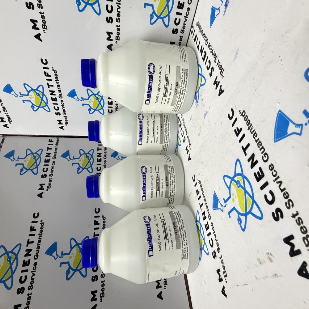Sulphuric Acid N/50 Solution 500ml Qualigens