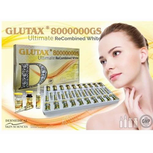 Glutax 8000000gs Ultimate Recombined White Glutathione Injection