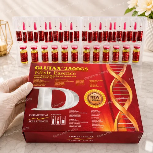 Glutax 2500gs Elixir Essence Glutathione Whitening Injections