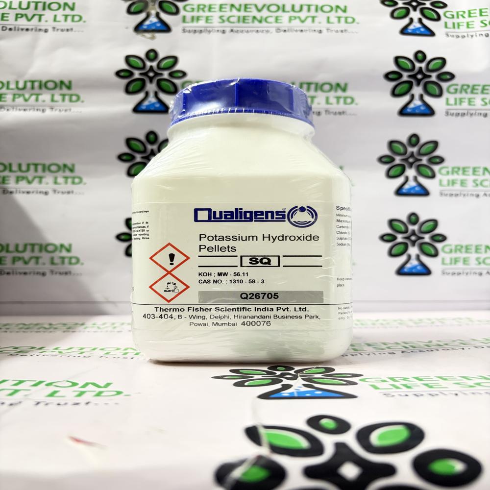 Potassium Hydroxide pellets Qualigens