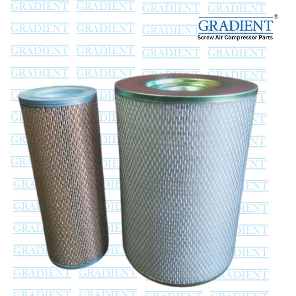 Elgi Air Filter B01 & 2 (B004700460001)- Color: Silver