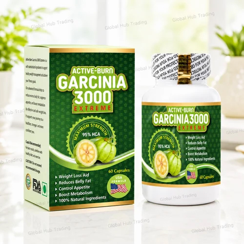 Active Burn Garcinia 3000 Extreme Weight Loss Capsules