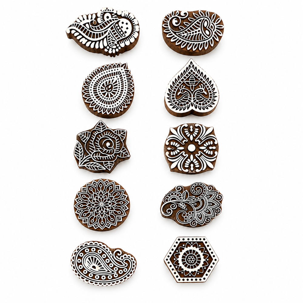 Wooden Printing Stamp Block