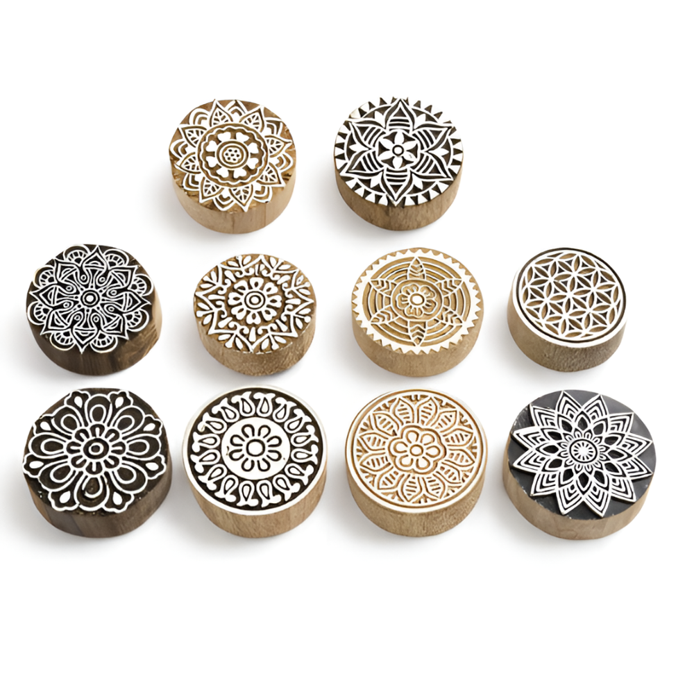 Wooden Printing Stamp Block