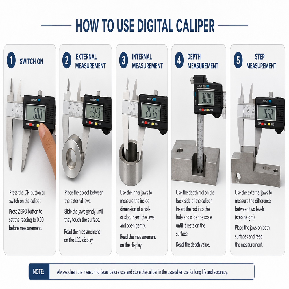 AROSPASE DIGITAL CALIPER VERNIER 12