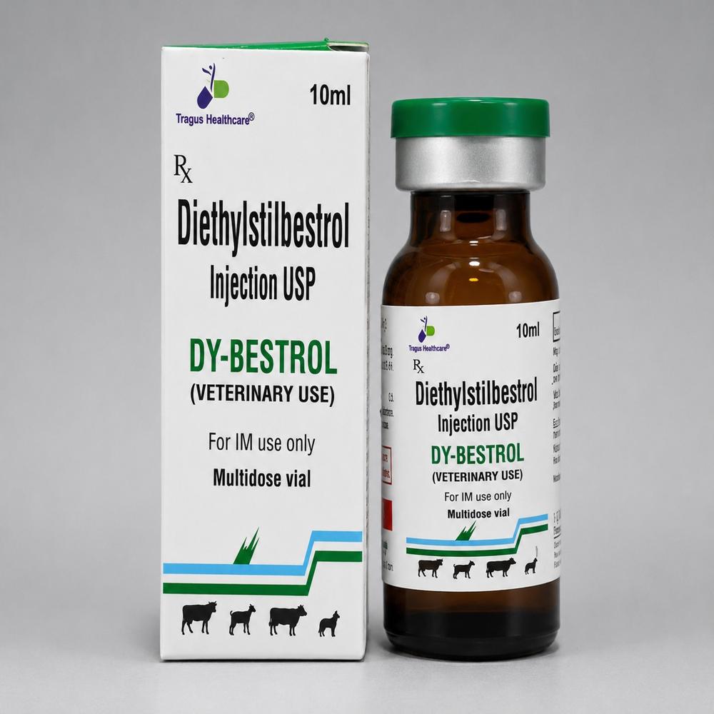Diethylstilbestrol I.P. 10 Mg / Dy-Bestrol - 10 Ml - Ingredients: Chemicals