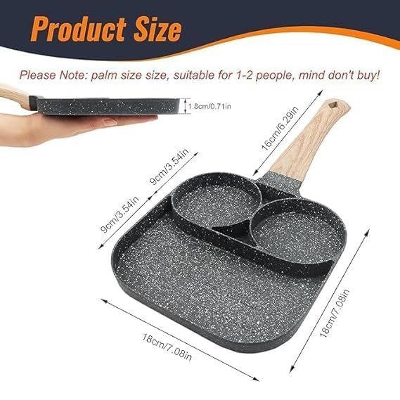 3 In 1 Egg Frying Pan