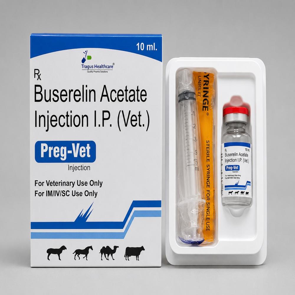 Buserelin Acetate 4 Mcg/Ml / Preg-Vet - 10 Ml - Ingredients: Chemicals
