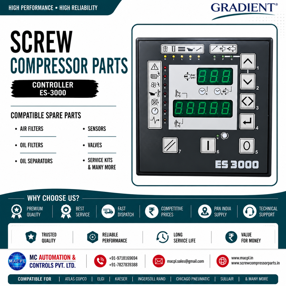 Chicago Pneumatic Controller Es-3000 - Frequency: 50 Hertz (Hz)