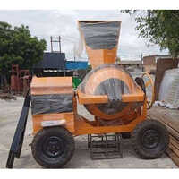 Concrete Mixer With Hydraulic Hopper
