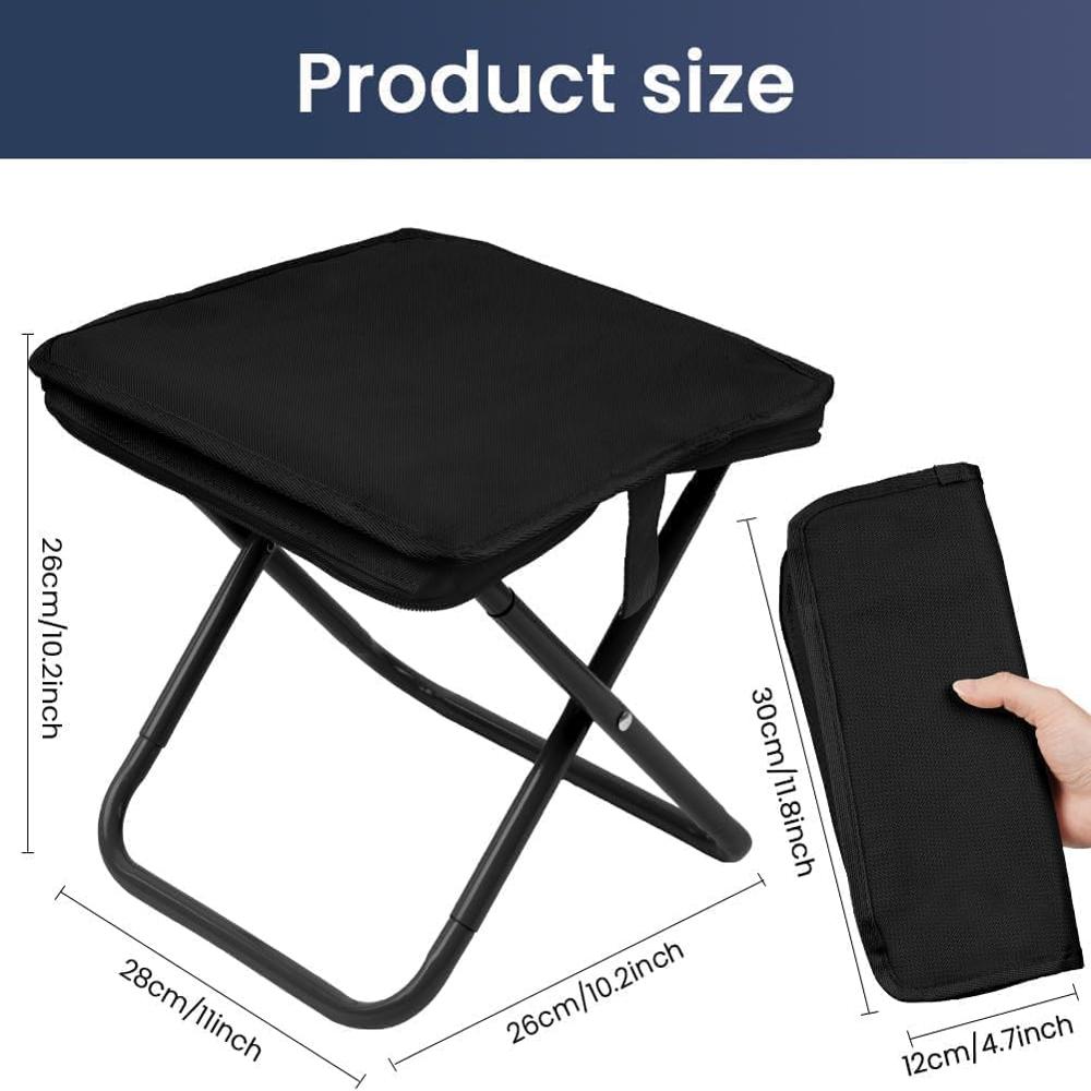 Folding Stool With Pouch