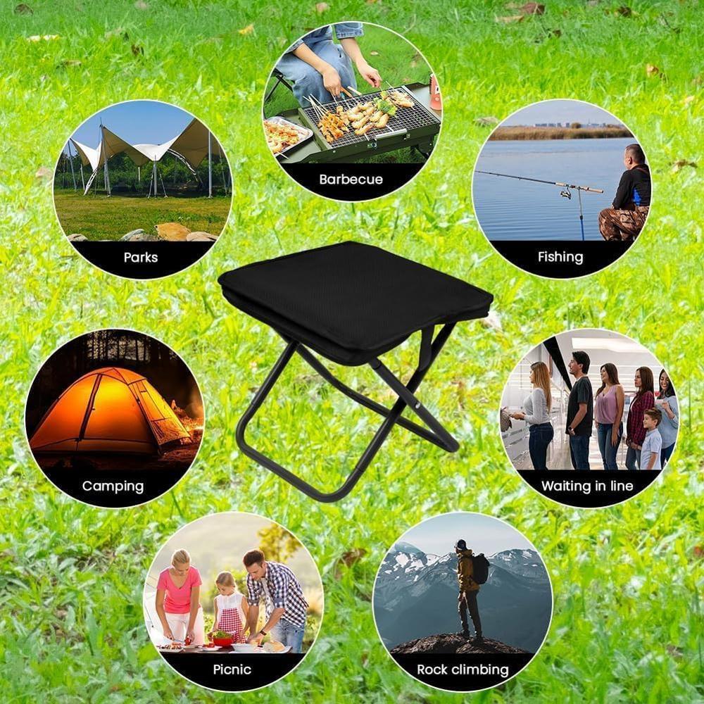 Folding Stool With Pouch