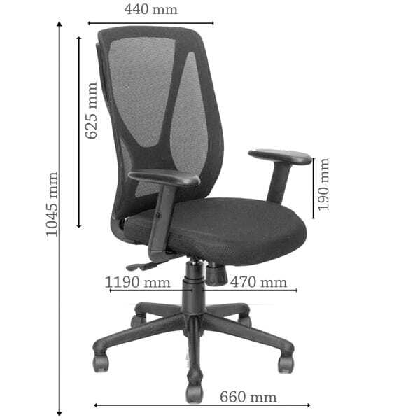X Mesh Revolving Chair