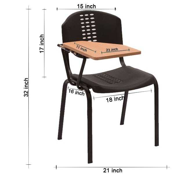 Student Half Writing Pad Chair