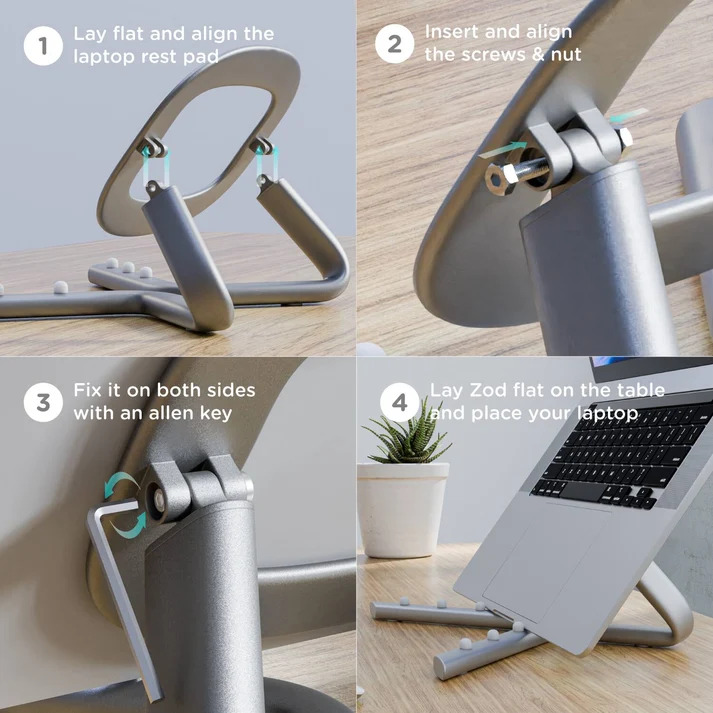 ZOD Ergonomic laptop stand 