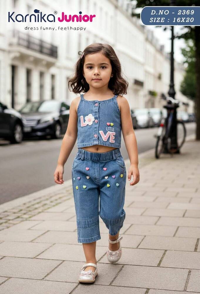 Girls Capri With Top