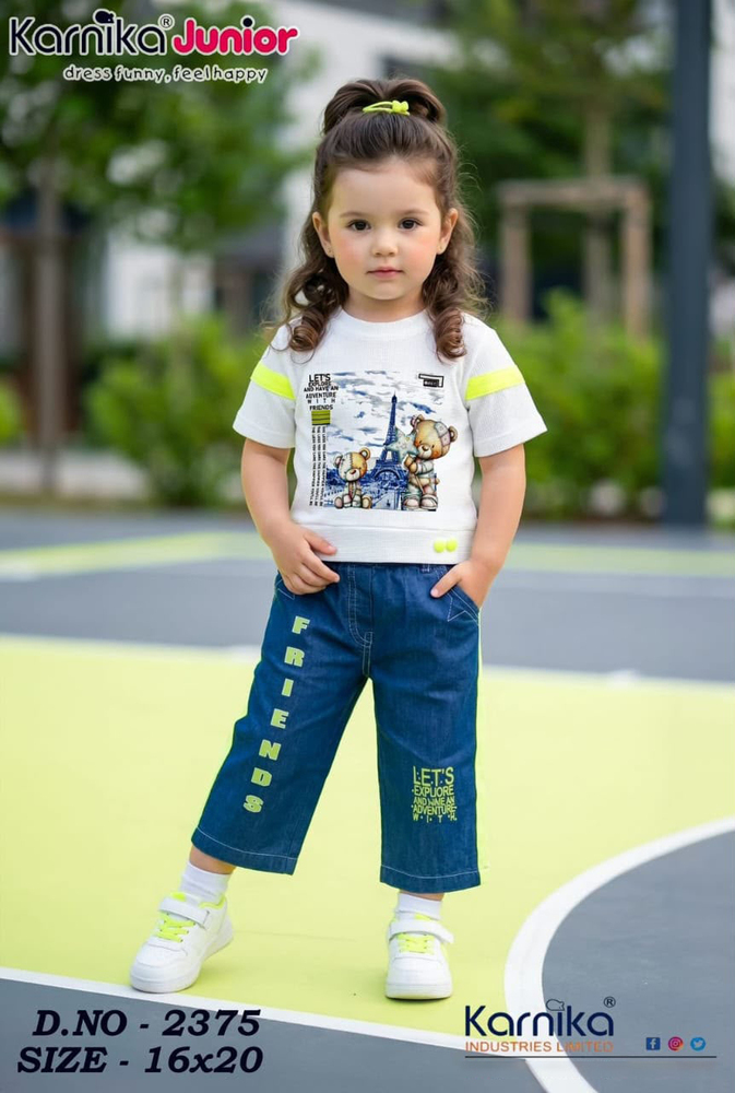 Girls Capri With Top