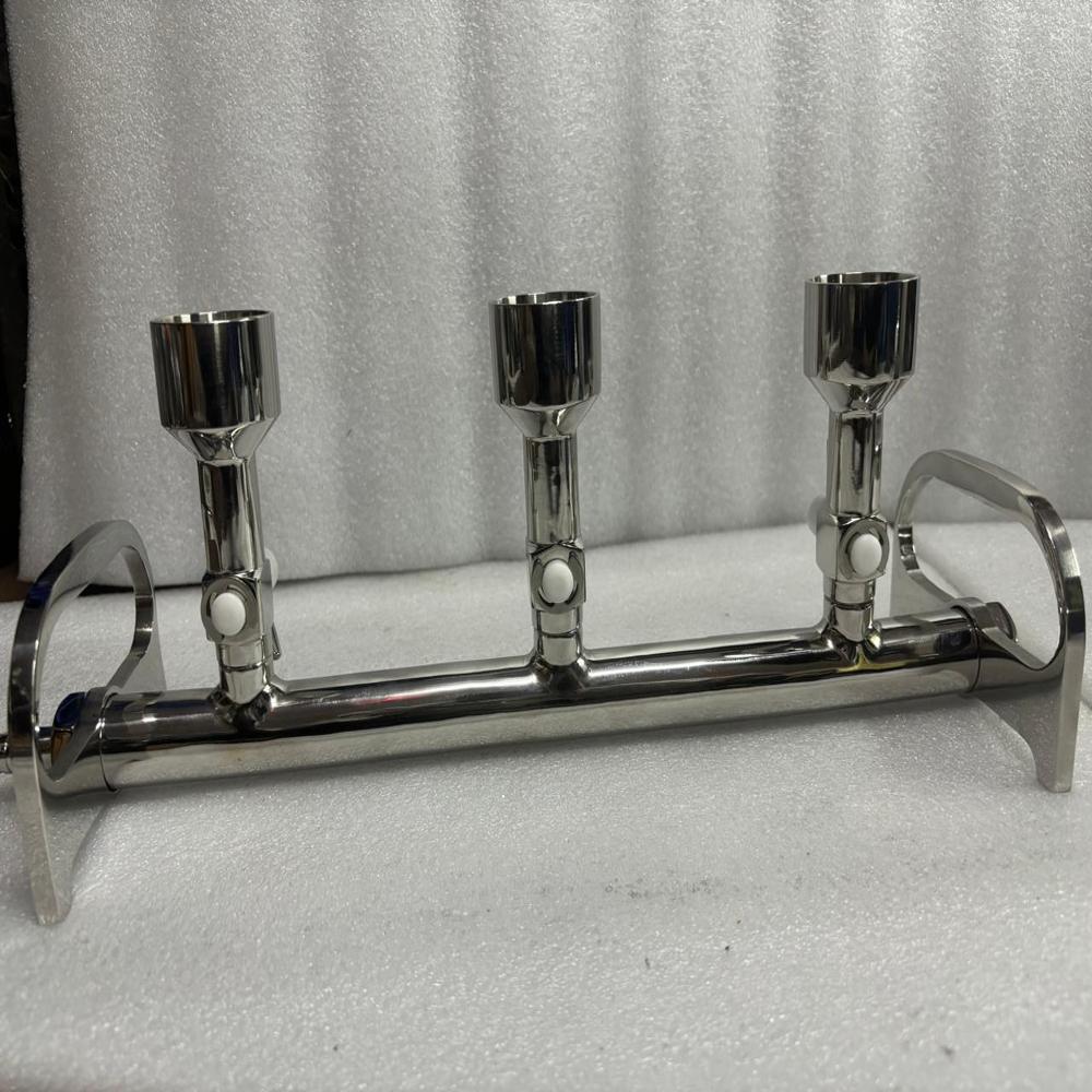 Sterility Test Manifold System - Color: Silver