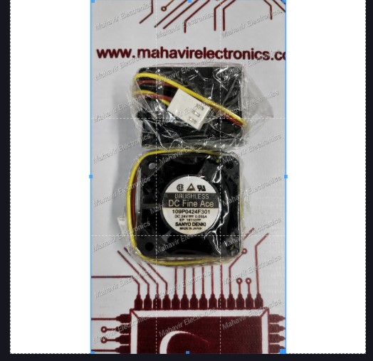 Sanyo Denki 109P0424F301 Brushless Dc Cooling Fan