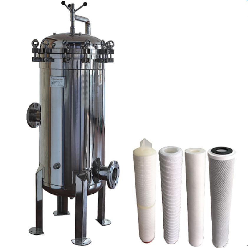 Ss Multi Cartridges Filter - Application: Ro & Water Treatment Plants Pharmaceutical Industry Food & Beverage Industry Chemical & Petrochemical Industry Dairy & Milk Processing Beverage & Bottling Plants Paint