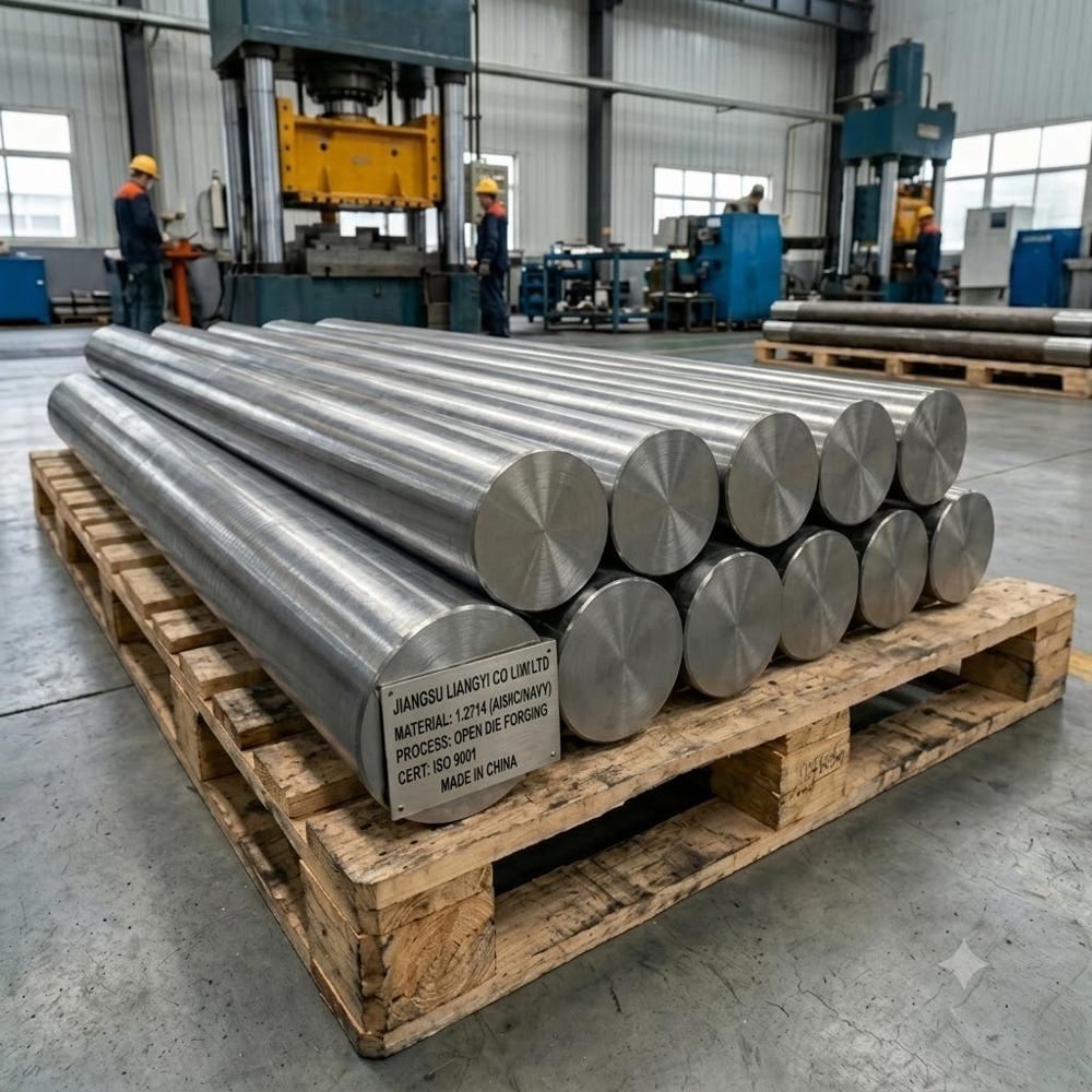 1.2713 55NiCrMoV6 Hot-Work Die Steel Forgings for Forging, Die-Casting, Extrusion & Tooling Die Blocks, Bars, Rings, Shafts Jiangsu Liangyi