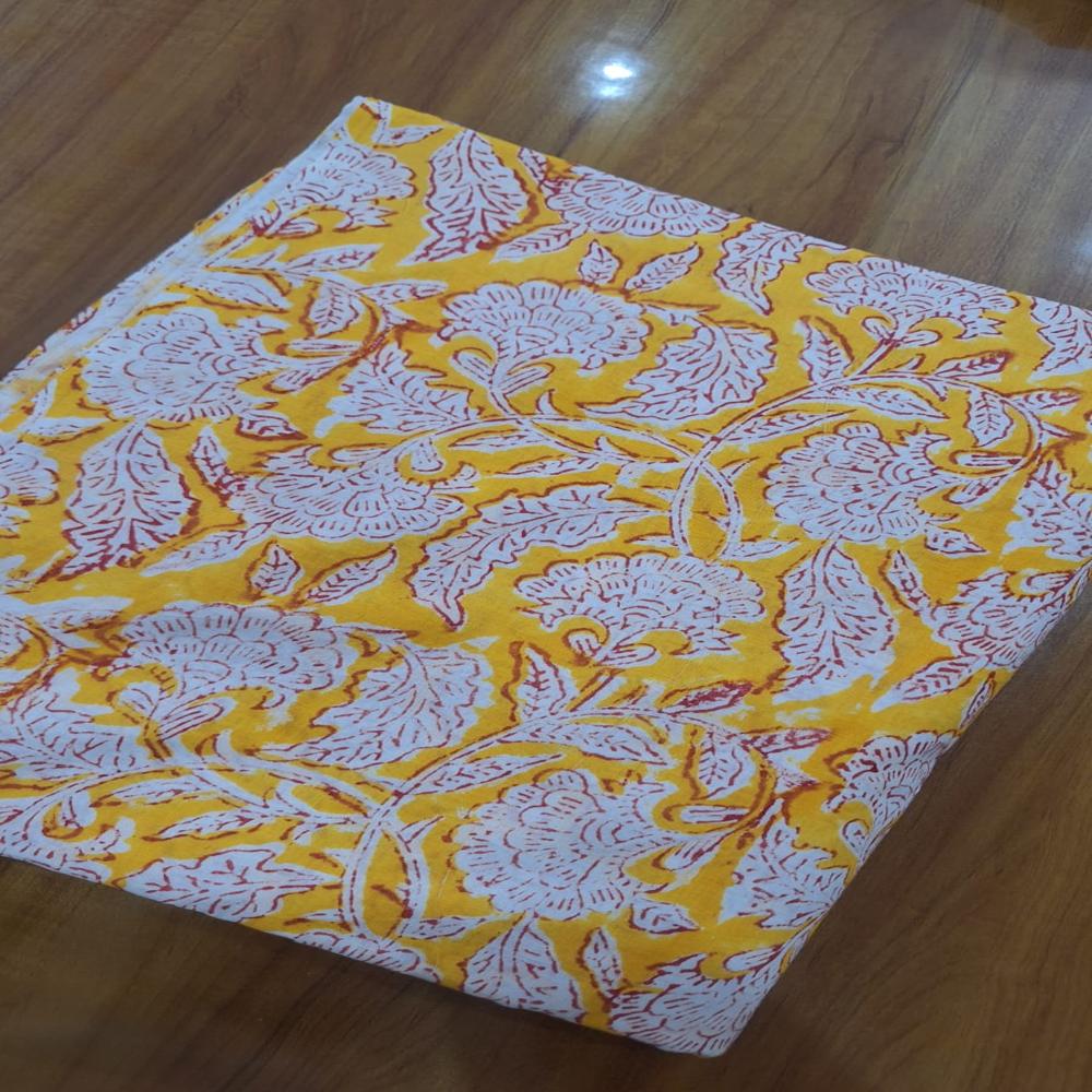 Hand Block Pre-Washed, Ready to Stitch Print Fabric