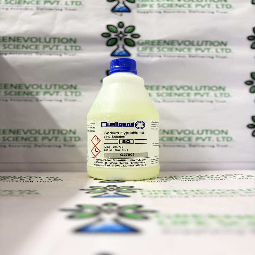 Sodium Hypochlorite Solution 500ml Qualigen