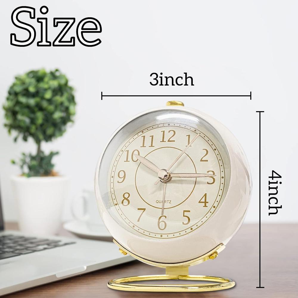 Alarm Clock Fancy Cream