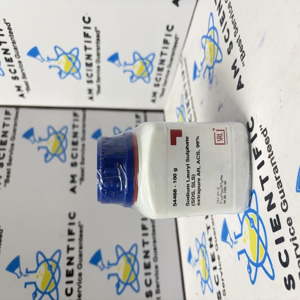 Sodium Lauryl Sulphate (SDS SLS) extrapure AR ACS 99% 100g SRL