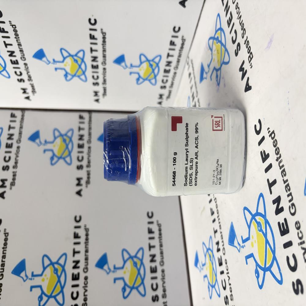 Sodium Lauryl Sulphate (SDS SLS) extrapure AR ACS 99% 100g SRL