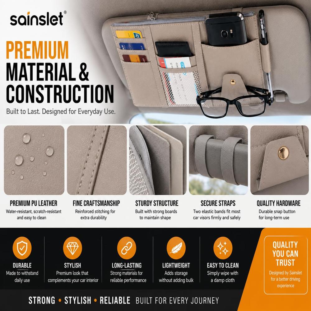 Car Sun Visor Organizer