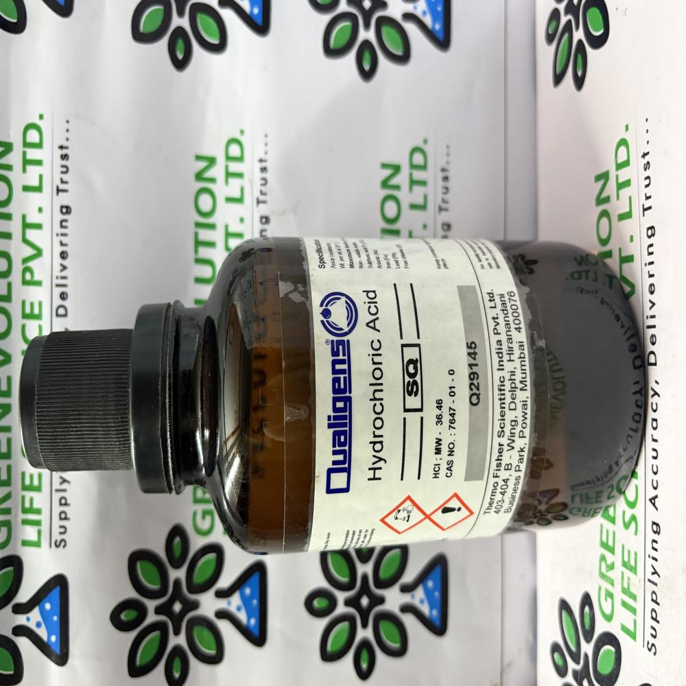 Hydrochloric Acid 500ml Qualigens