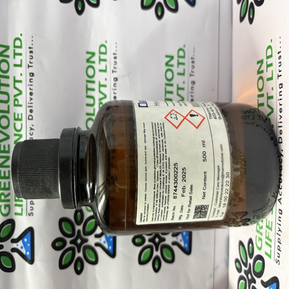 Hydrochloric Acid 500ml Qualigens