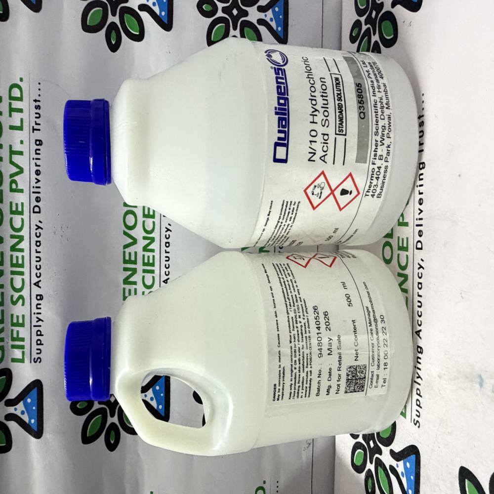 Qualigens Hydrochloric Acid N 10 Solution 500ml