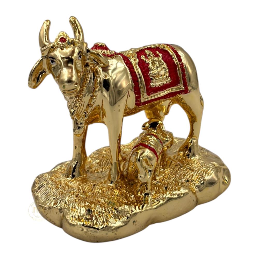 Premium Gold Plated Kamdhenu Cow