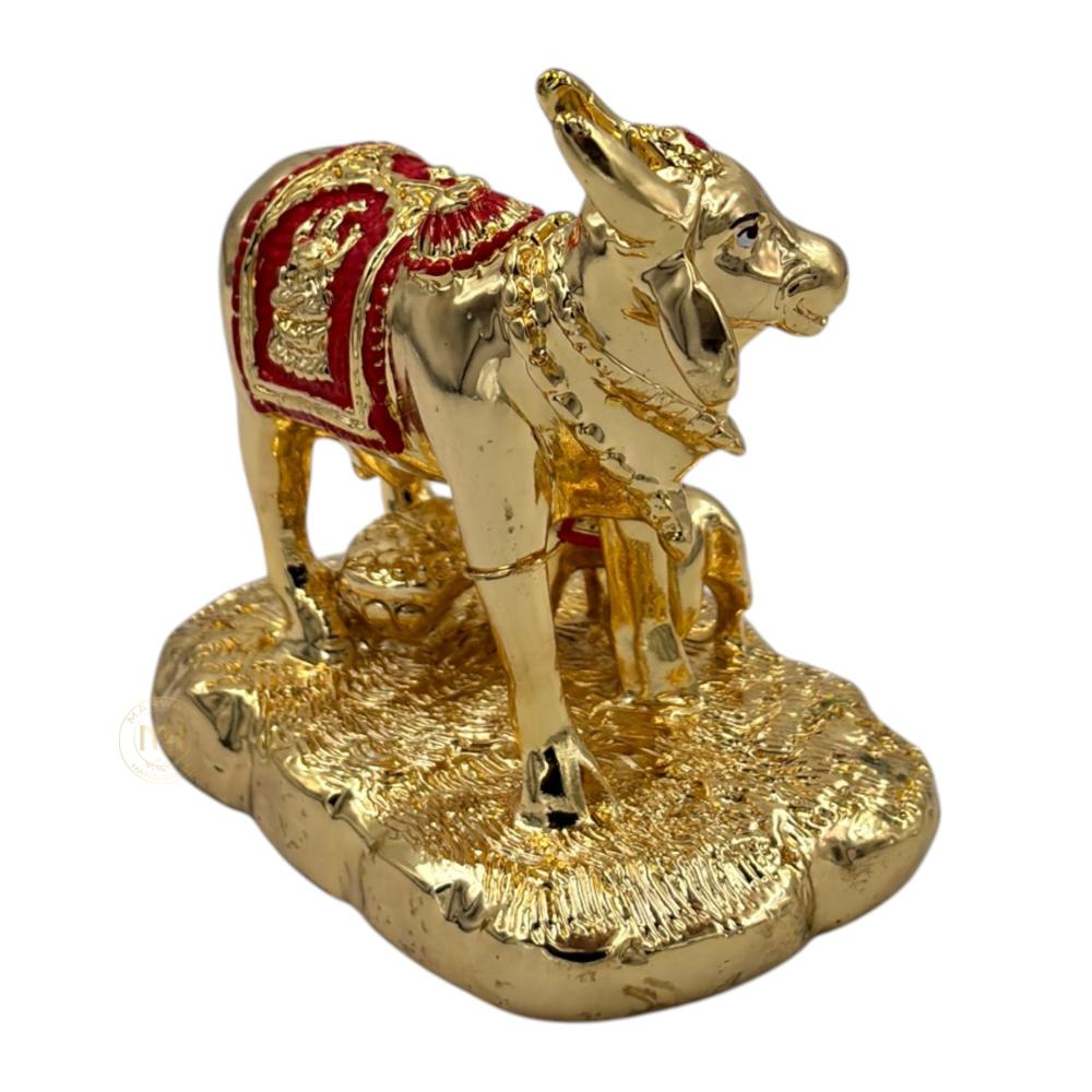 Premium Gold Plated Kamdhenu Cow