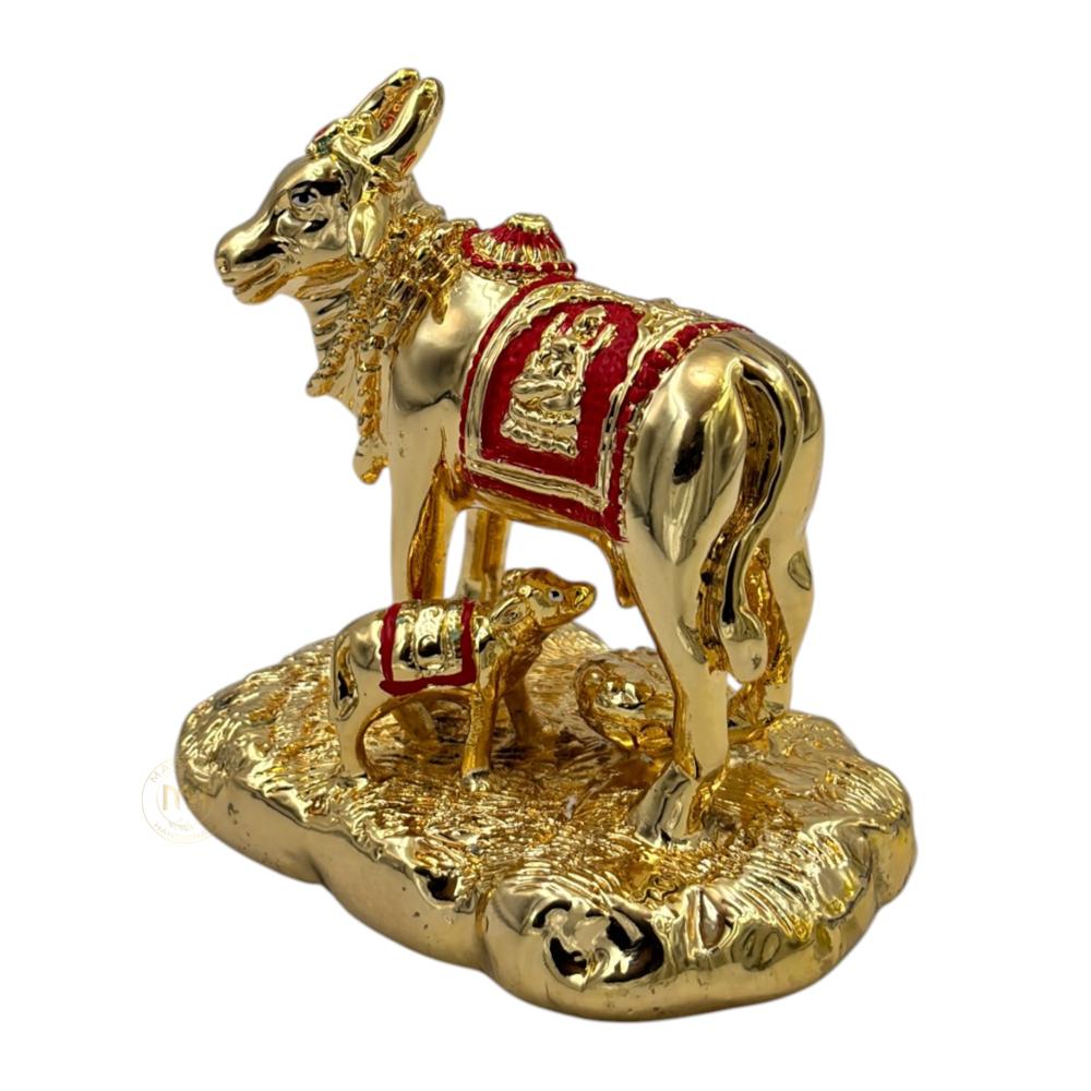 Premium Gold Plated Kamdhenu Cow