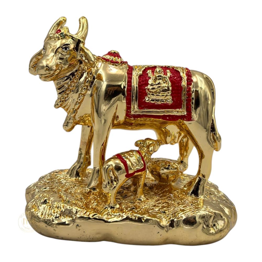 Premium Gold Plated Kamdhenu Cow