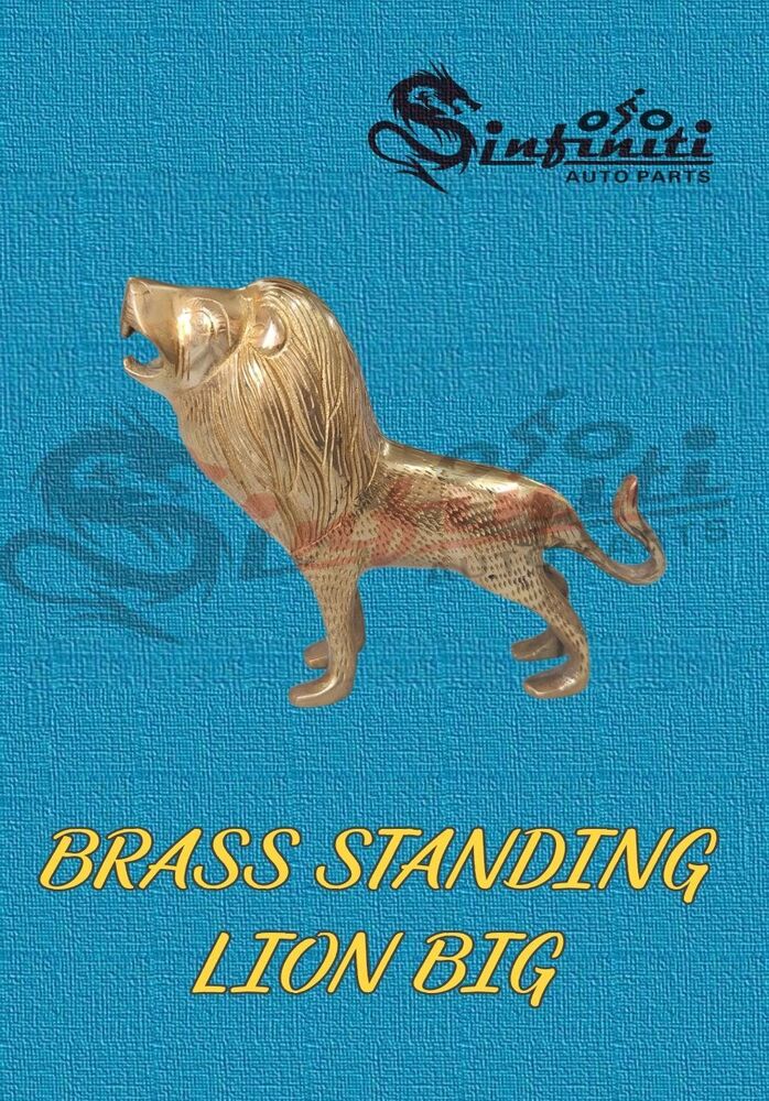 Big Lion Brass Standing