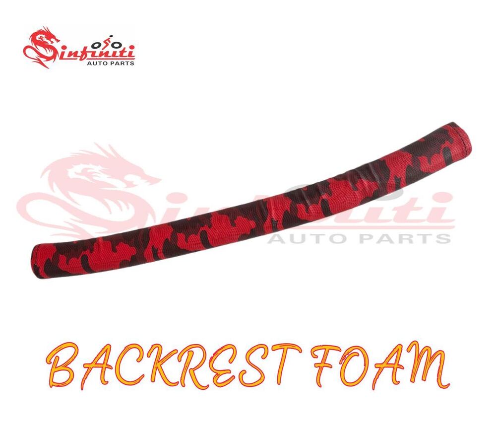 AREF3 Red And Black Backrest Seat Foam