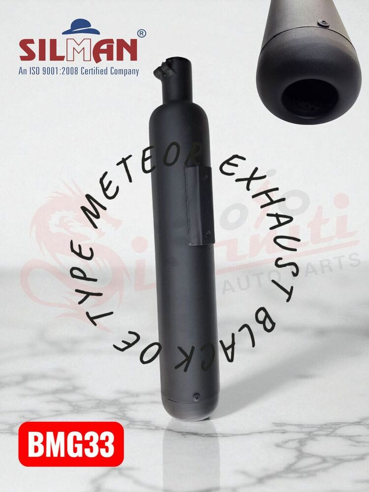 BMG33 Royal Enfield Black Silencer